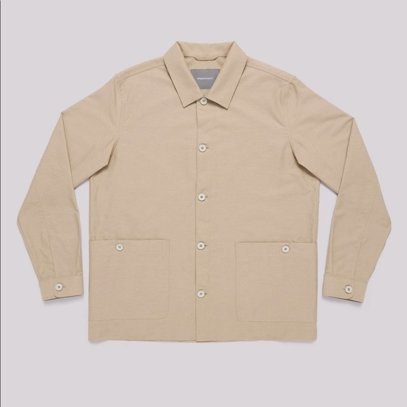 Organic Basics Women Cotton Oxford Overshirt Small - Picture 9 of 9